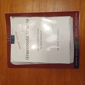 Textbook- Grassroots Grants, An Activist's Guide to Grantseeking, 2nd Edition